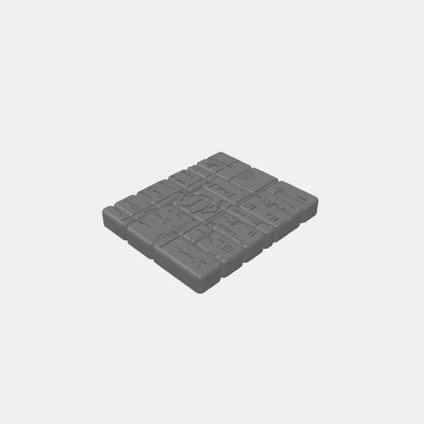 Ancient Sandstone - Walls - Wall clean 50mm v1.0.stl