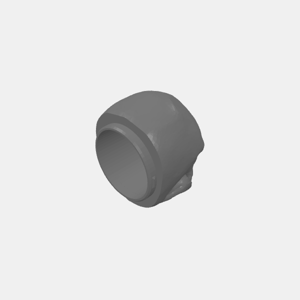 Skull Dice Cup - Skull with Gem Eyes v1.9.stl