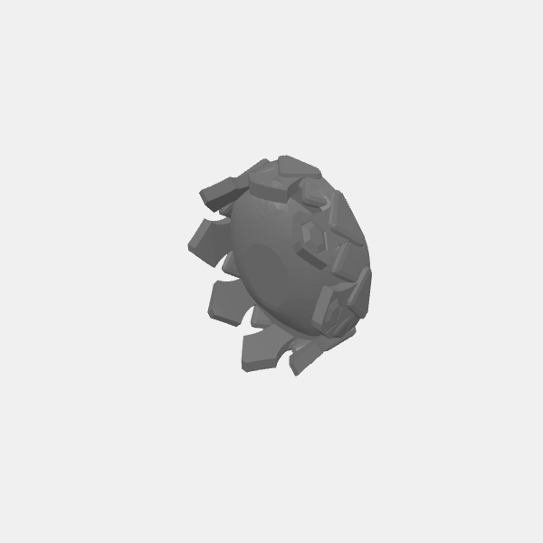 Skull Dice Cup - Cap with Crown v1.8.stl