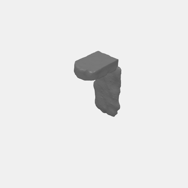 Graveyard Stones - Grave 3 blank headstone v1.0.stl