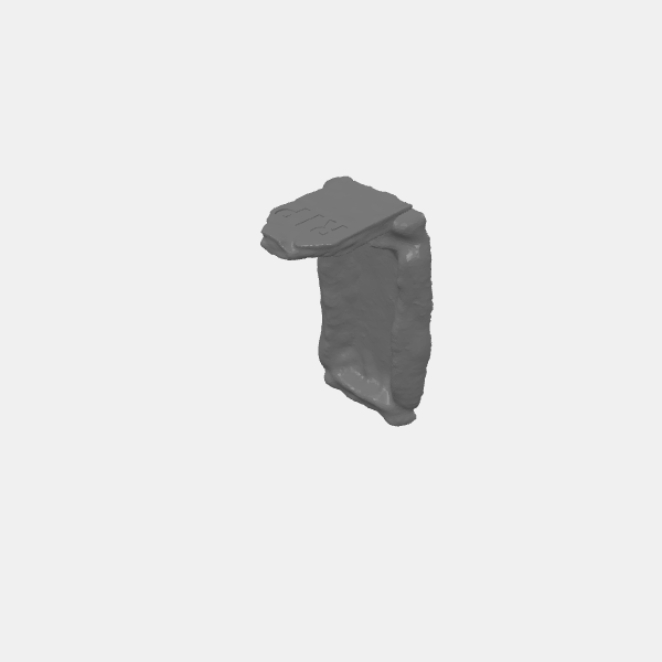 Graveyard Stones - Grave blank headstone - Open and Empty v1.0.stl