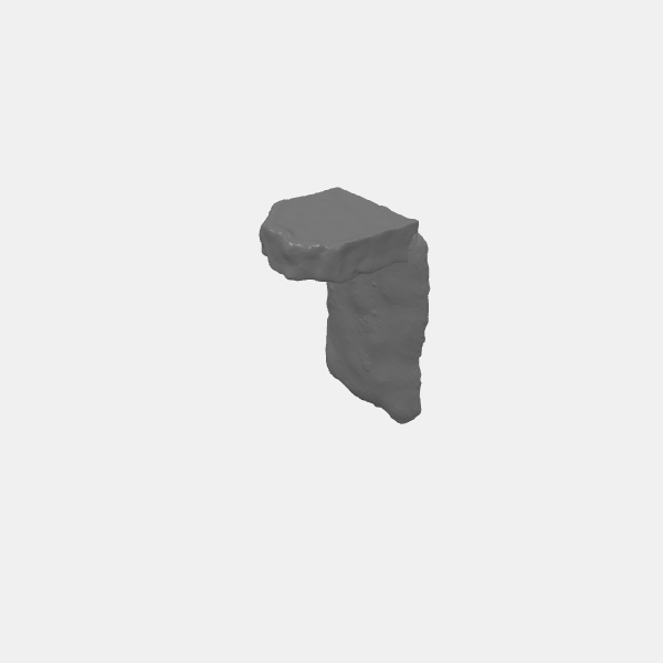 Graveyard Stones - Grave 7 headstone with text v1.0.stl