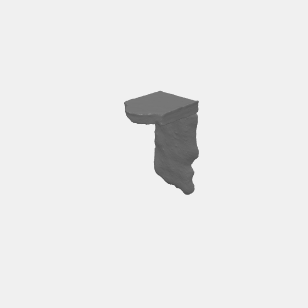 Graveyard Stones - Grave 6 headstone with text v1.0.stl