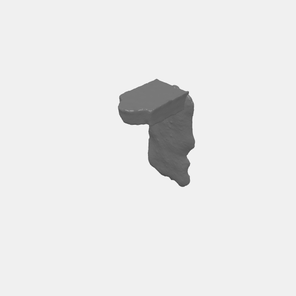 Graveyard Stones - Grave 1 blank headstone v1.0.stl