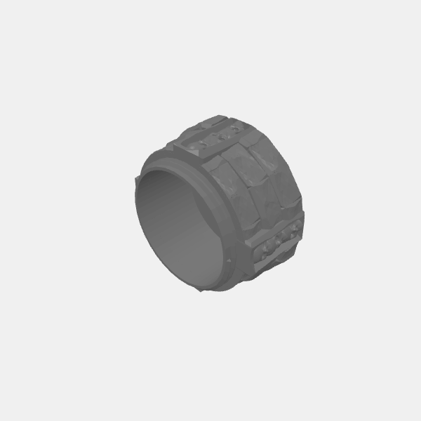 Fantasy - Skull Based Brazier - Base 1 for Cauldron scew base v1.0.stl