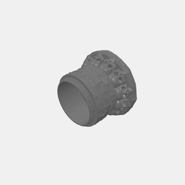 Fantasy - Skull Based Brazier - Base 3 for Cauldron scew base v1.0.stl