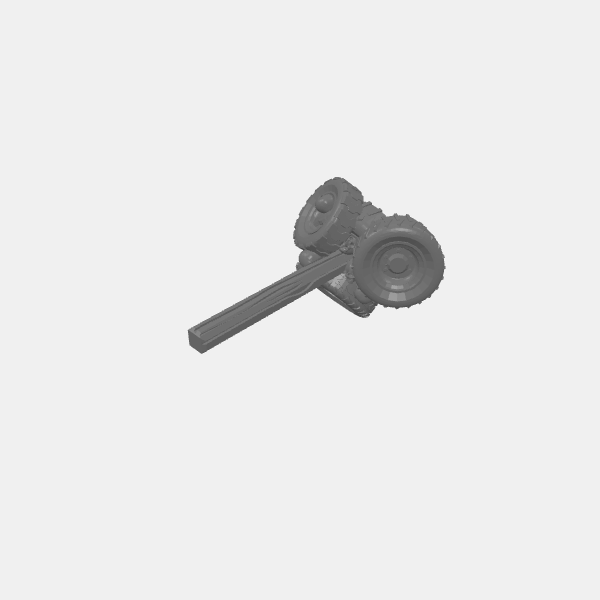 Gaslands - Skull and Tire Pile Signs - Post 3 v1.0.stl