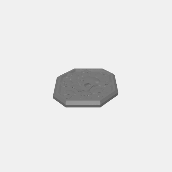 Fantasy Coins - Cursed - Platinum v1.0.stl