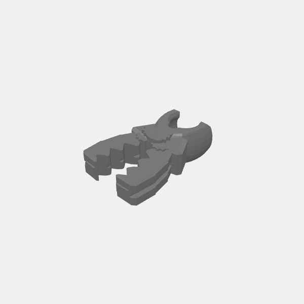 Gaslands - Modular Arm - Jaws - inline  v1.0.stl