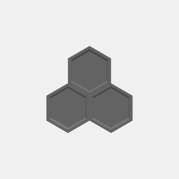 Battletech Tree Terrain - Base 3x Grouped v1.0.stl
