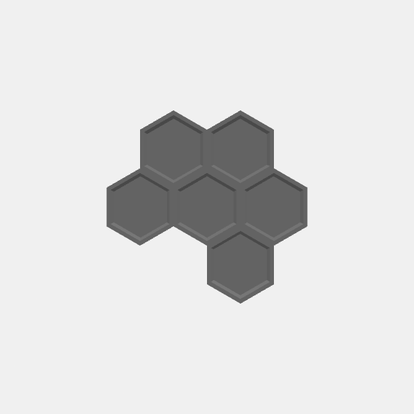 Battletech Tree Terrain - Base 6x Grouped v1.0.stl