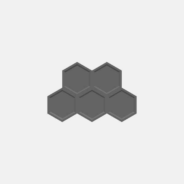 Battletech Tree Terrain - Base 5x Grouped v1.0.stl