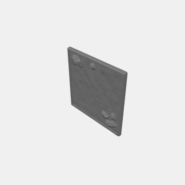 Mini Bases - Muddy Ground - 50mm Square v1.0.stl