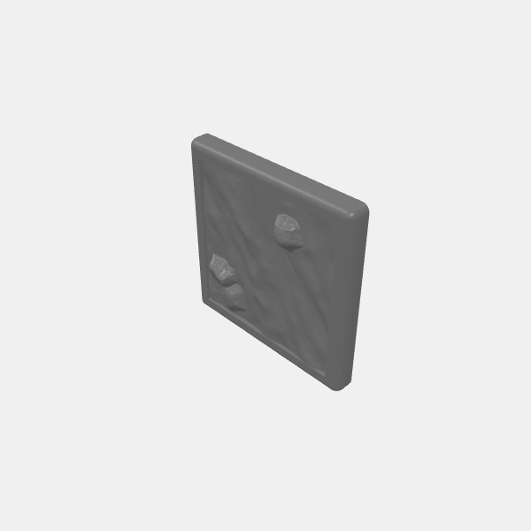 Mini Bases - Muddy Ground - 25mm Square v1.0.stl