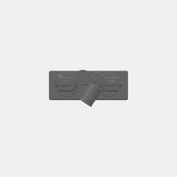 Gaslands - Explosive Terrain - Gaspumps - Double v1.0.stl