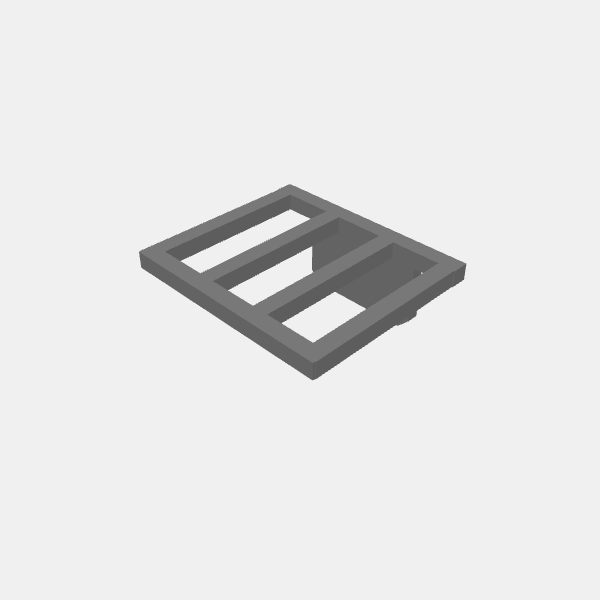 Industrial Can terrain - Short straight Gaurdrails v1.0.stl