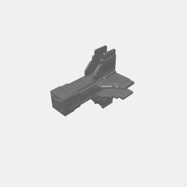 Junctions/Sci Fi - Walls - Junction - Tee v1.1.stl