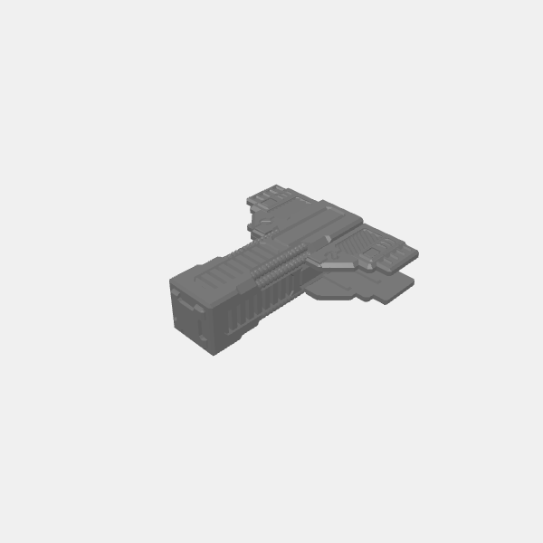 Junctions/Sci Fi - Walls - Junction - Straight v1.1.stl