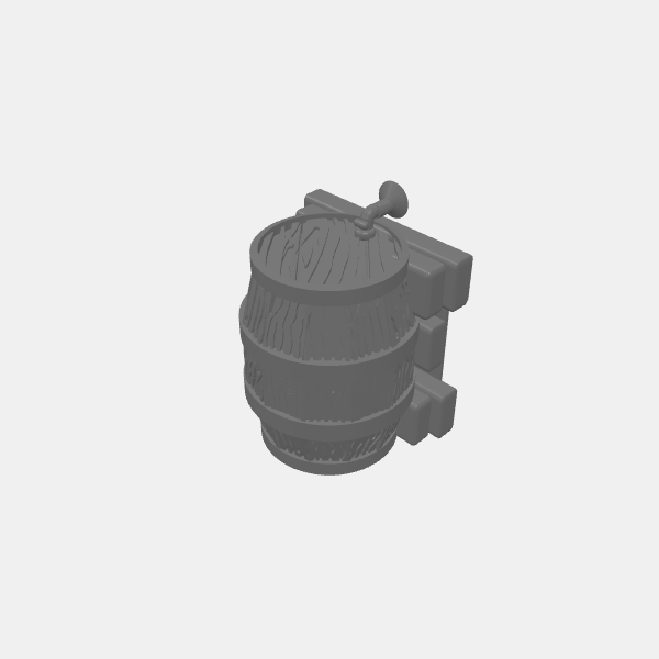 Fantasy - Barrel of Ale v1.0.stl