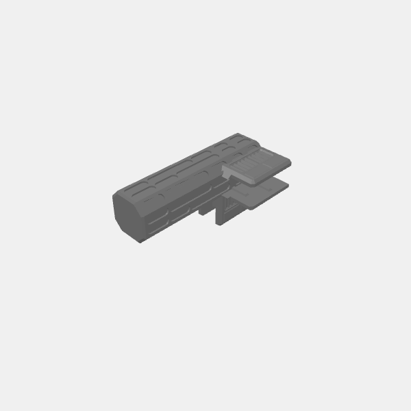 Sci Fi - Star Station Walls - Junction Column - Corner 90 v1.0.stl