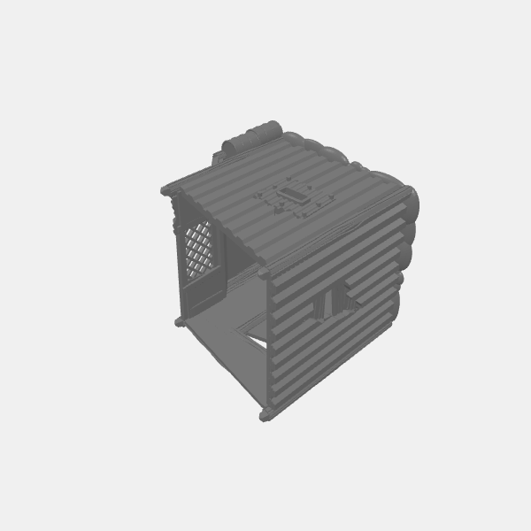 Gaslands - Junktown - Shack slant roof v1.5.stl