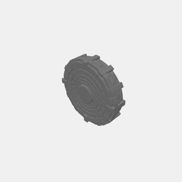 Understone Circle Temple - Center Altar Round v1.0.stl
