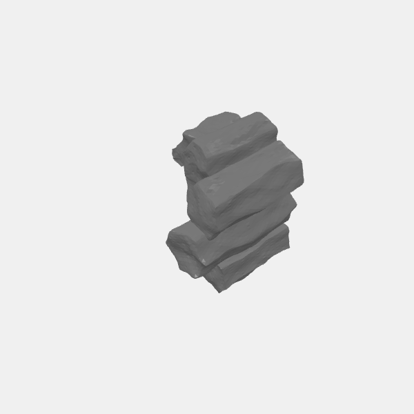 Terrain - Columnar Basalt Tall Stack 1 v1.0.stl