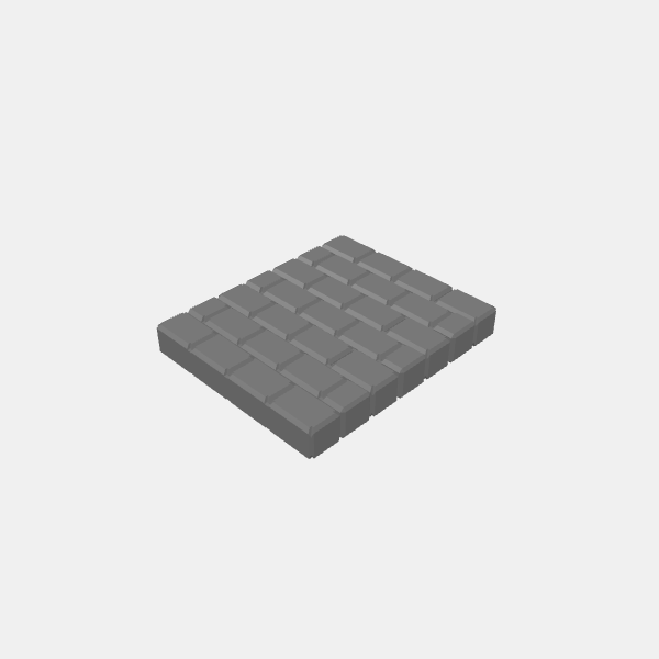 Walls - Plain/Understone Walls - Wall Plain 50mm v1.1.stl
