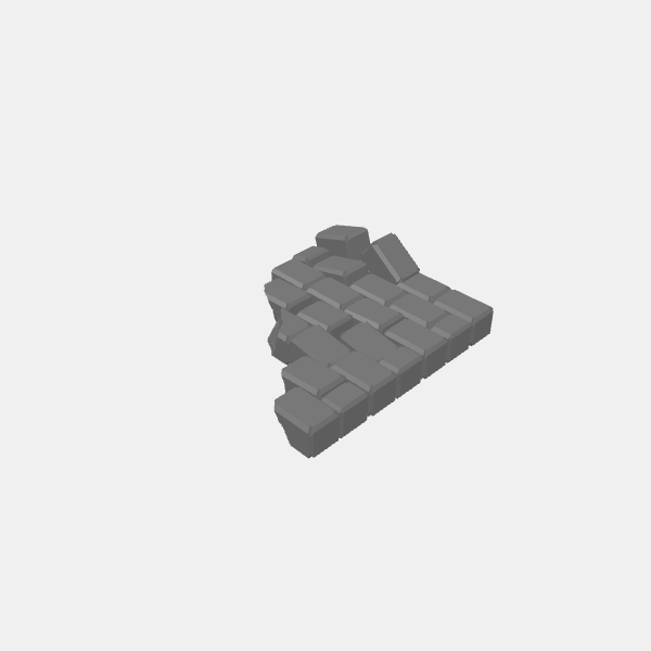Walls - Ruined/Understone Walls - Wall Ruined 1 50mm v1.0.stl