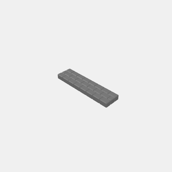 Walls - Plain/Understone Walls - Wall Short Plain 100mm v1.2.stl