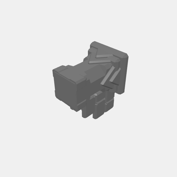 Column Junctions/Understone Walls - Junction - Short End v1.0.stl