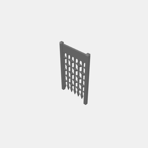 Door Inserts/Understone Walls - Porcullis closed v1.0.stl