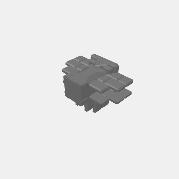 Column Junctions/Understone Walls - Junction - Short Tee v1.0.stl