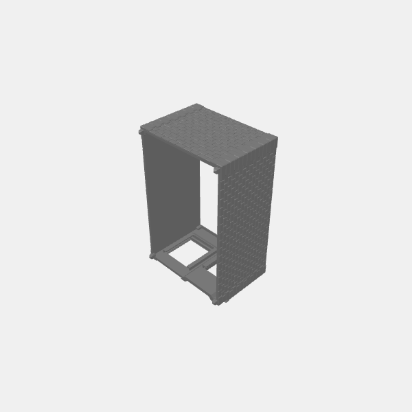 Urban - Retail Storefront - Ground Floor - Right Side door NO FLOOR - 40mm v1.0.stl