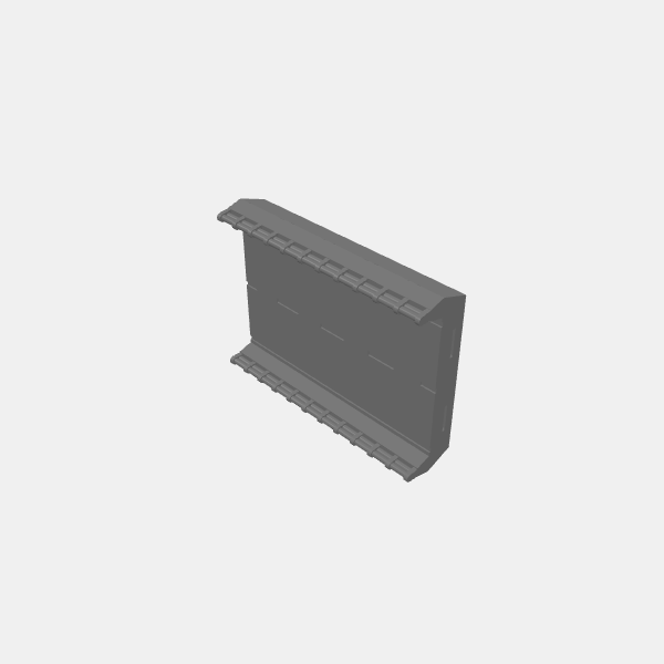 Gaslands - Freeway - Section Straight Flat 150mm v1.4.stl