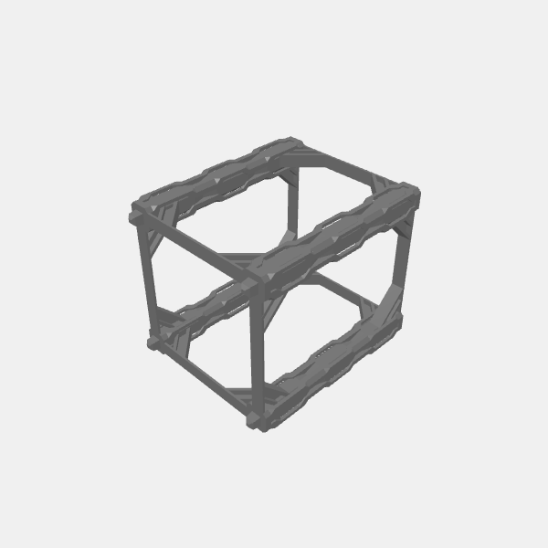 Sci Fi Industrial Walkways Riser Frame sq v1.1.stl