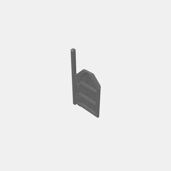 Door Inserts/Understone Walls - Door with Hinges Insert v1.3.stl