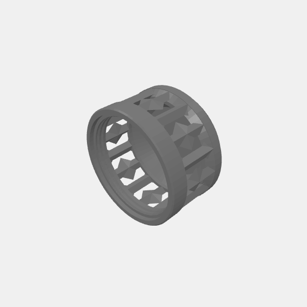 Dice Cage - Cup -Diamond Bars SM v1.8.stl