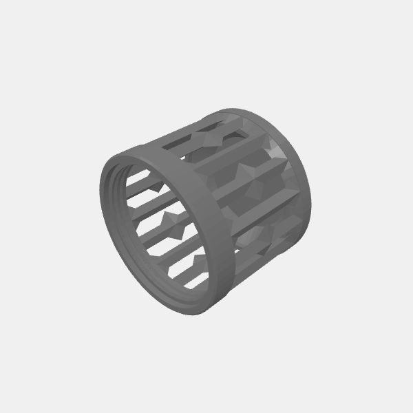 Dice Cage - Cup -Diamond Bars MED v1.8.stl