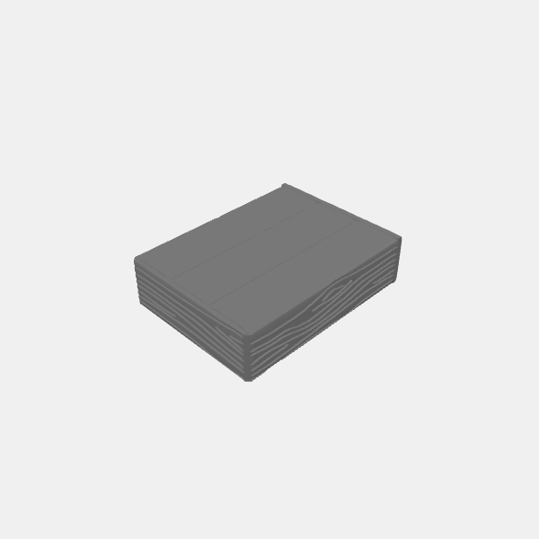 Fantasy Scatter - Bookshelf - Rectangular 6 v1.0.stl