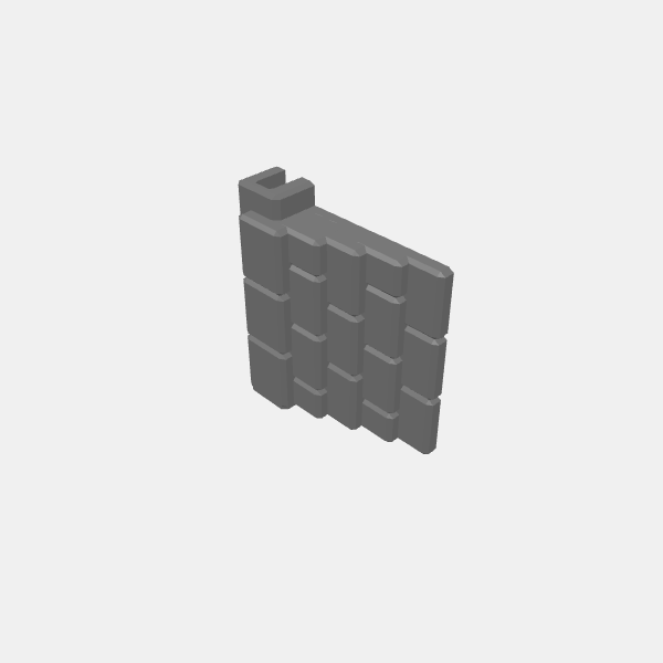 Tilestone Dungeon plate clips - Stairs Up v1.0.stl