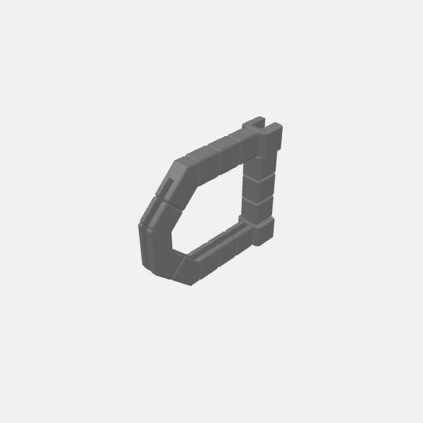 Tilestone Dungeon plate clips - Doorway v1.3.stl