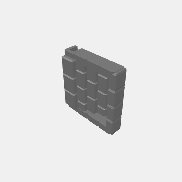Tilestone Dungeon plate clips - Stairs Down v1.0.stl