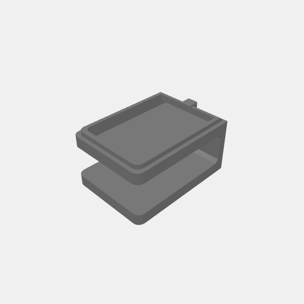 Initiative Tracker Rectangle - Customizable 1 pip v1.0.stl