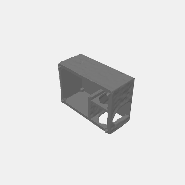 Desert House - N1 - Body 1 Door inset right - Plain v1.1.stl
