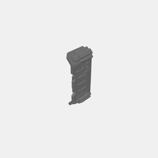 Sci Fi Industrial Walkways Barricade v1.0.stl