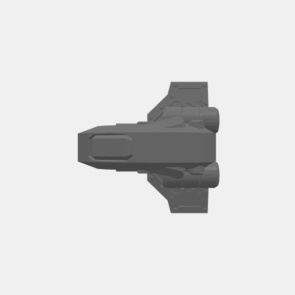 SB3D Warfleets - Machine Cult - Squadron Ship Common - Fighter v1.0.stl