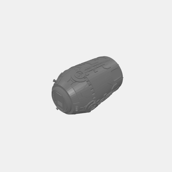 Star Wars Escape Pod - Cut - main body - v1.7.stl