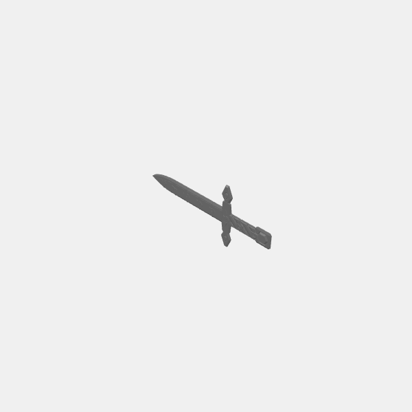 Wargame Ruler - Sword v1.6.stl