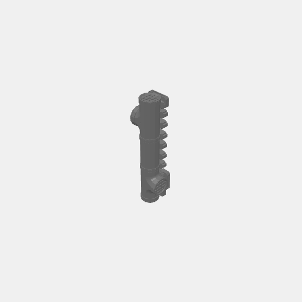 Industrial Catwalks Pipe Junction T Double Offset 125mm v1.2.stl